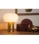 Lampy stołowe - Lucide TIMON Stołowa Złoty Matowy/Mosiądz 1xE14 Styl Rustykalny 05538/01/02 - produkt 3