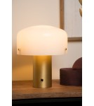 Lampy stołowe - Lucide TIMON Stołowa Złoty Matowy/Mosiądz 1xE27 Styl Rustykalny 05539/01/02 - produkt 4