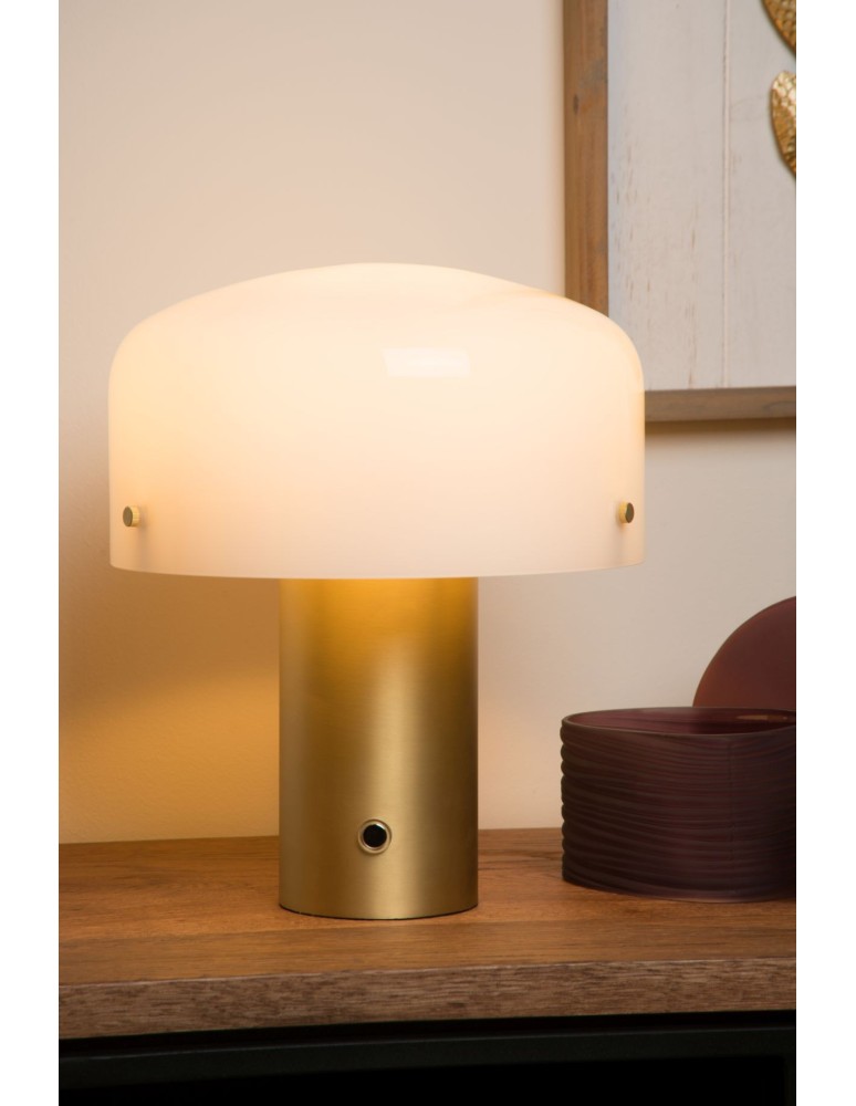 Lucide TIMON Stołowa Złoty Matowy/Mosiądz 1xE27 Styl Rustykalny 05539/01/02