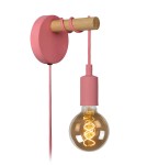Wall lamps - Lucide PAULIEN Wall Mounted Pink 1xE27 Modern Style 08227/01/66 - product 1