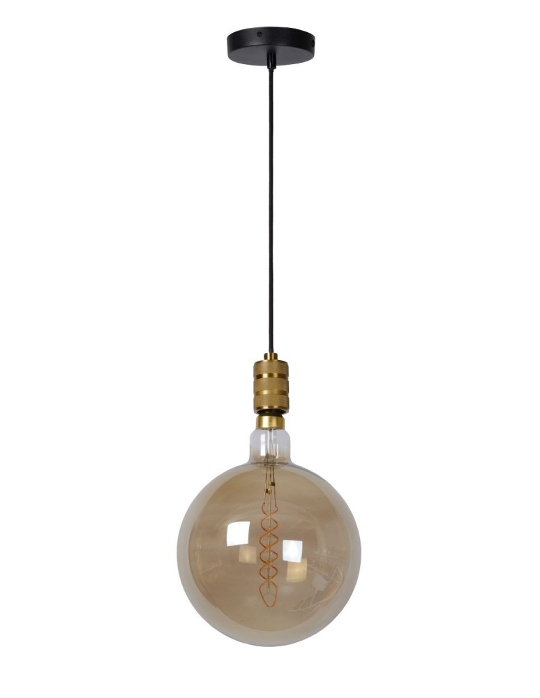 Pendant lamps - Lucide JOVA Pendant Gold Matte/Brass 1xE27 Classic Style 08426/01/02 - product kolory-swiatla.pl 2