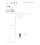 Pendant lamps - Lucide JOVA Pendant Black 1xE27 Classic Style 08426/01/30 - product 6