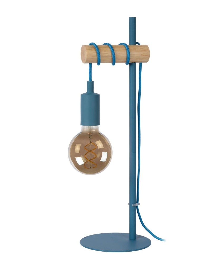 Lampy stołowe - Lucide PAULIEN Stołowa Niebieski 1xE27 Styl Nowoczesny 08527/01/35 - produkt kolory-swiatla.pl 2