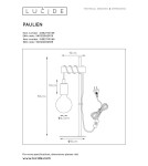 Lampy stołowe - Lucide PAULIEN Stołowa Niebieski 1xE27 Styl Nowoczesny 08527/01/35 - produkt 6