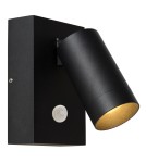 Outdoor lights with motion sensor - Lucide TAYLOR Wall-mounted Directional Black 1xGU10 IP54 Motion and Dusk Sensor 09831/01/30 - product 3