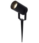 Garden lamps driven into the ground (with wedge) - Lucide TAYLOR Garden Spotlight with Wedge Black 1xGU10 IP54 09832/01/30 - product 1