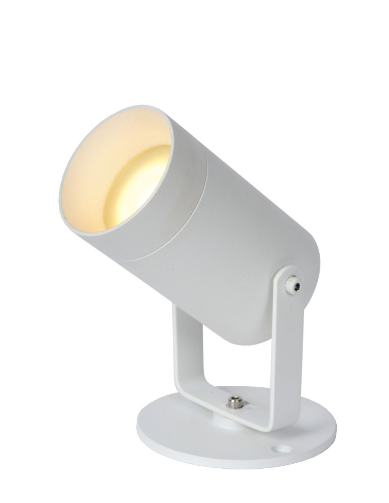 Garden lamps driven into the ground (with wedge) - Lucide TAYLOR Garden Spotlight with Wedge White 1xGU10 IP54 09832/01/31 - product kolory-swiatla.pl 2