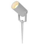 Garden lamps driven into the ground (with wedge) - Lucide TAYLOR Garden Spotlight with Wedge White 1xGU10 IP54 09832/01/31 - product 1