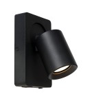 Adjustable wall lamps - Lucide NIGEL Wall Mounted Directional Black 1xGU10 Modern Style 09929/06/30 - product 1