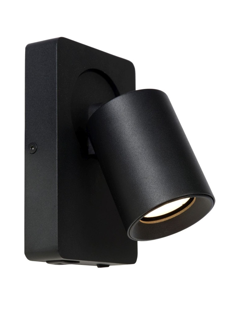 Adjustable wall lamps - Lucide NIGEL Wall Mounted Directional Black 1xGU10 Modern Style 09929/06/30 - product kolory-swiatla.pl 1