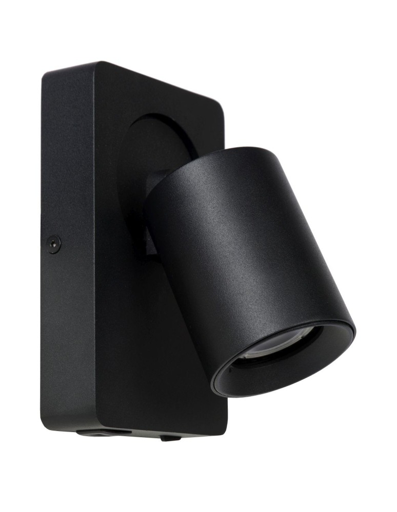 Adjustable wall lamps - Lucide NIGEL Wall Mounted Directional Black 1xGU10 Modern Style 09929/06/30 - product kolory-swiatla.pl 2
