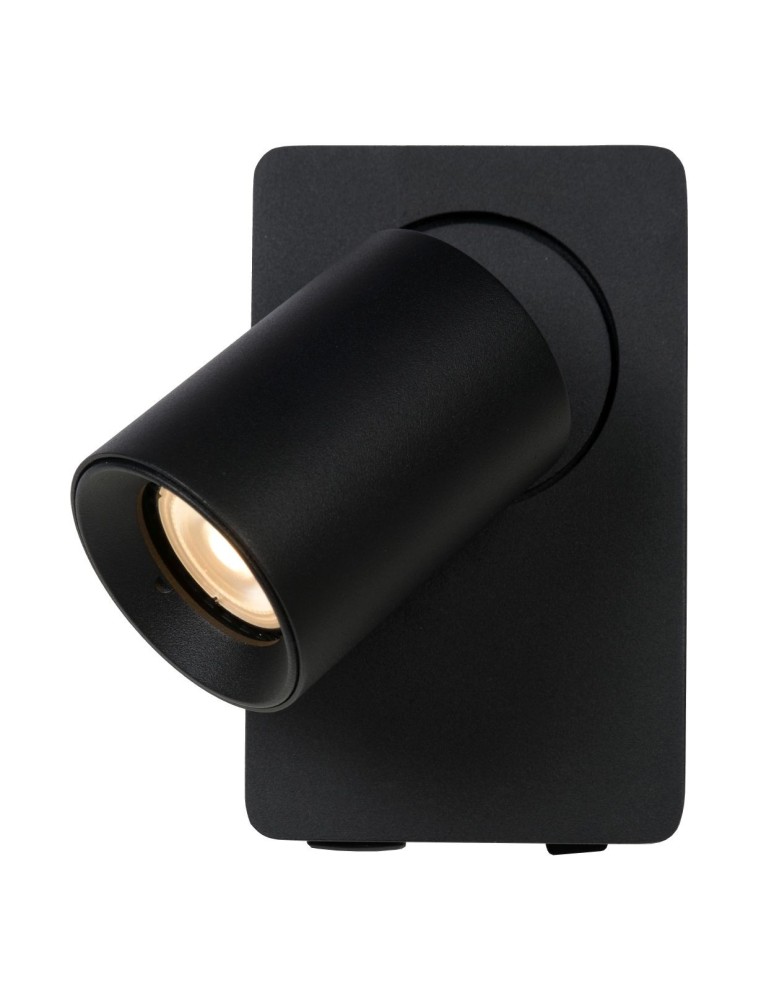 Adjustable wall lamps - Lucide NIGEL Wall Mounted Directional Black 1xGU10 Modern Style 09929/06/30 - product kolory-swiatla.pl 5