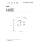 Adjustable wall lamps - Lucide NIGEL Wall Mounted Directional Black 1xGU10 Modern Style 09929/06/30 - product 6