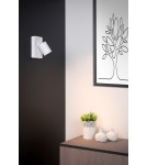 Kinkiety regulowane - Lucide NIGEL Ścienna Kierunkowa Biały 1xGU10 Styl Nowoczesny 09929/06/31 - produkt 3