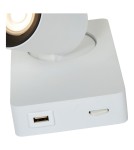 Kinkiety regulowane - Lucide NIGEL Ścienna Kierunkowa Biały 1xGU10 Styl Nowoczesny 09929/06/31 - produkt 6