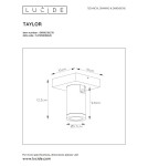 Ceiling spotlights - Lucide TAYLOR Ceiling Spotlight White 1xGU10 IP44 09930/05/31 - product 5