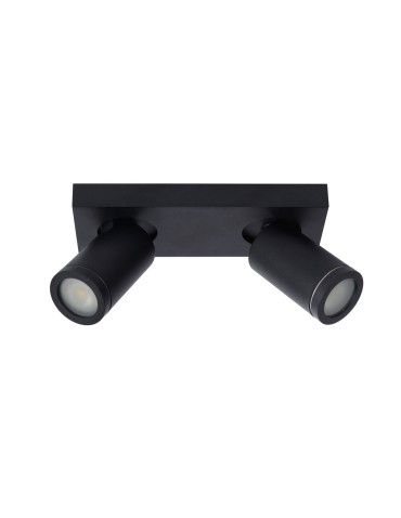 Lucide TAYLOR Ceiling Spotlight Black 2xGU10 IP44 09930/10/30 - product 2