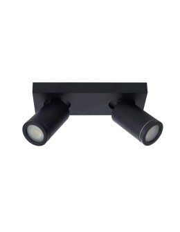 Lucide TAYLOR Ceiling Spotlight Black 2xGU10 IP44 09930/10/30 - product 2