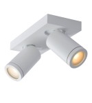 Bathroom ceiling lamps - Lucide TAYLOR Ceiling Spotlight White 2xGU10 IP44 09930/10/31 - product 6
