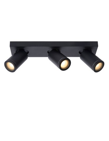 Lucide TAYLOR Ceiling Spotlight Black 3xGU10 IP44 09930/15/30