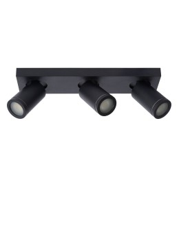 Lucide TAYLOR Ceiling Spotlight Black 3xGU10 IP44 09930/15/30 - product 2