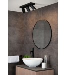 Bathroom ceiling lamps - Lucide TAYLOR Ceiling Spotlight Black 3xGU10 IP44 09930/15/30 - product 3