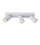 Bathroom ceiling lamps - Lucide TAYLOR Ceiling Spotlight White 3xGU10 IP44 09930/15/31 - product 1