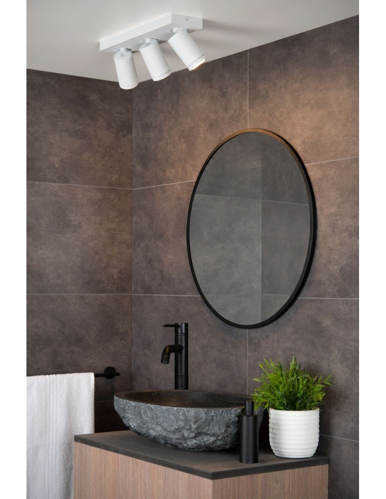 Bathroom ceiling lamps - Lucide TAYLOR Ceiling Spotlight White 3xGU10 IP44 09930/15/31 - product kolory-swiatla.pl 3