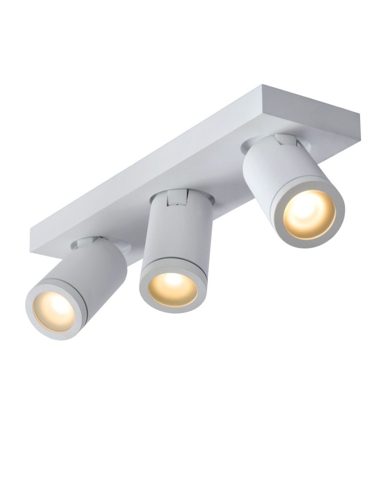 Bathroom ceiling lamps - Lucide TAYLOR Ceiling Spotlight White 3xGU10 IP44 09930/15/31 - product kolory-swiatla.pl 6