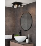 Bathroom ceiling lamps - Lucide TAYLOR Ceiling Spotlight Black 4xGU10 IP44 09930/20/30 - product 3