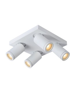 Lucide TAYLOR Ceiling Spotlight White 4xGU10 IP44 09930/20/31