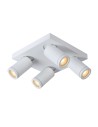 Lucide TAYLOR Ceiling Spotlight White 4xGU10 IP44 09930/20/31