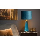 Designer table lamps - Lucide EXTRAVAGANZA VELVET Table Turquoise 1xE27 Retro Style 10501/81/37 - product 3