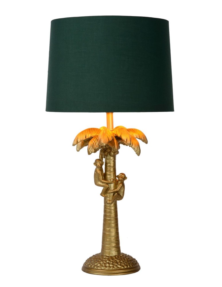Designer table lamps - Lucide EXTRAVAGANZA COCONUT Table Gold Matte/Brass 1xE27 Retro Style 10505/81/02 - product kolory-swiatla.pl 1