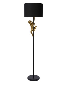 Lucide EXTRAVAGANZA CHIMP Podłogowa Czarny 1xE27 Styl Retro 10702/81/30 - produkt 2