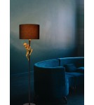 Floor lamps with lampshade - Lucide EXTRAVAGANZA CHIMP Floor Lamp Black 1xE27 Retro Style 10702/81/30 - product 3