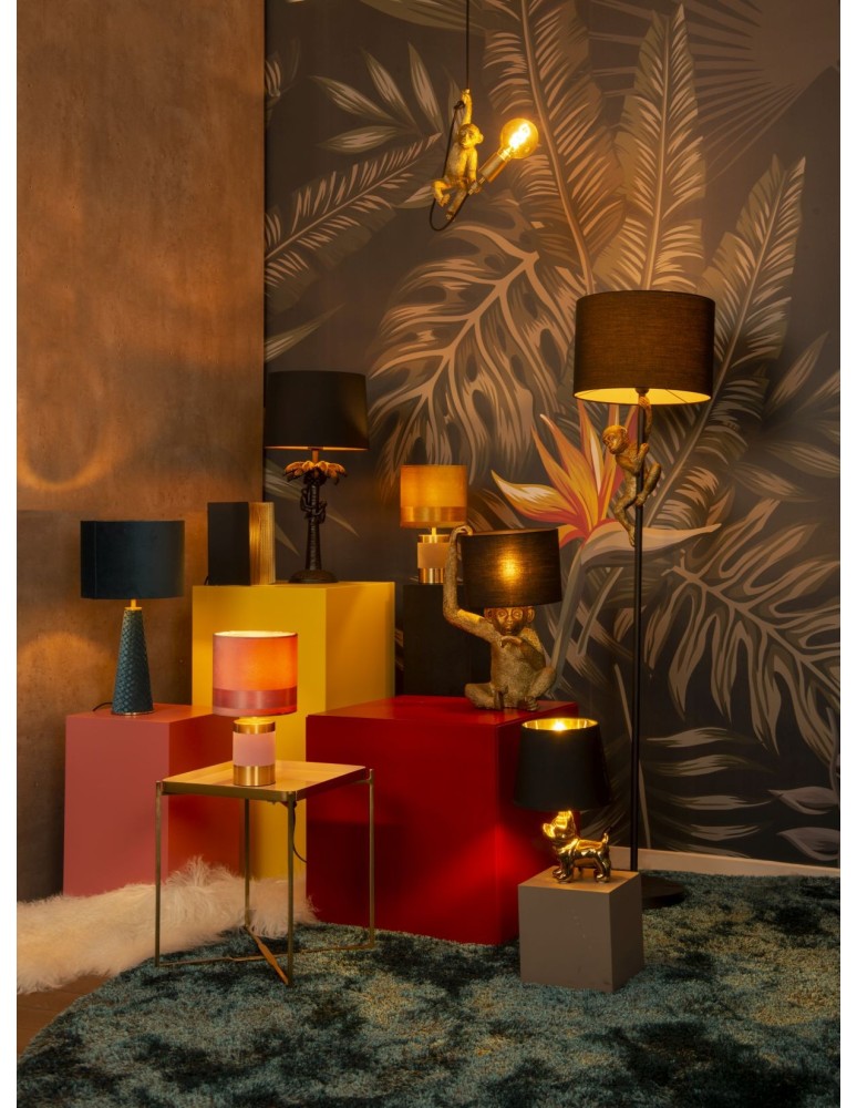 Lucide EXTRAVAGANZA CHIMP Floor Lamp Black 1xE27 Retro Style 10702/81/30