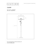 Floor lamps with lampshade - Lucide EXTRAVAGANZA CHIMP Floor Lamp Black 1xE27 Retro Style 10702/81/30 - product 9