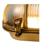 Outdoor wall lamps - Lucide DUDLEY Wall Mounted Gold Matte/Brass 1xE27 Retro Style IP65 11891/20/02 - product 6