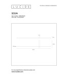 Minimalist wall lamps - Lucide SEGIN Wall Mounted Black 1xLED Modern Style 12200/90/30 - product 8