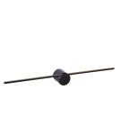 Bathroom wall lamps - Lucide MIZAR Wall-mounted Black 1xLED Modern Style IP44 12201/60/30 - product 1