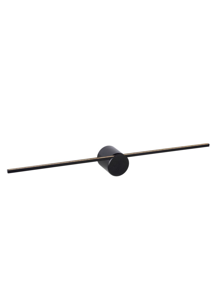 Bathroom wall lamps - Lucide MIZAR Wall-mounted Black 1xLED Modern Style IP44 12201/60/30 - product kolory-swiatla.pl 1