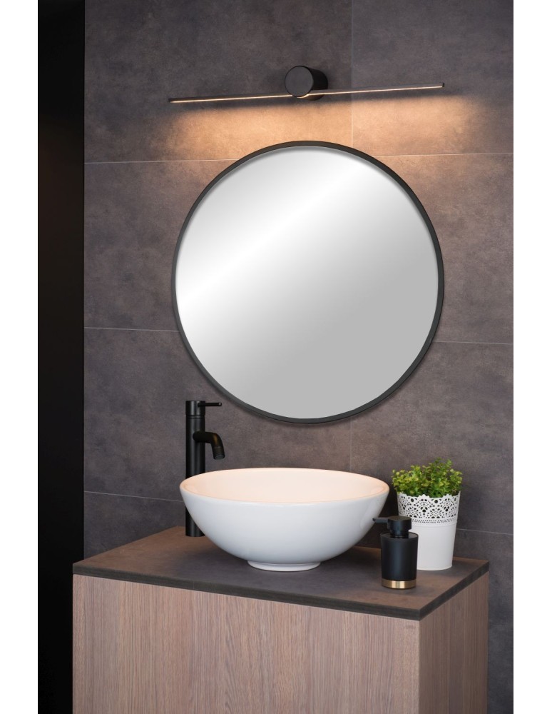 Bathroom wall lamps - Lucide MIZAR Wall-mounted Black 1xLED Modern Style IP44 12201/60/30 - product kolory-swiatla.pl 3