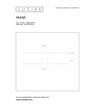 Bathroom wall lamps - Lucide MIZAR Wall-mounted Black 1xLED Modern Style IP44 12201/60/30 - product 6