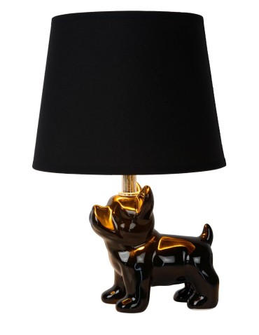 Lucide EXTRAVAGANZA SIR WINSTON Table Black 1xE14 Retro Style 13533/81/30