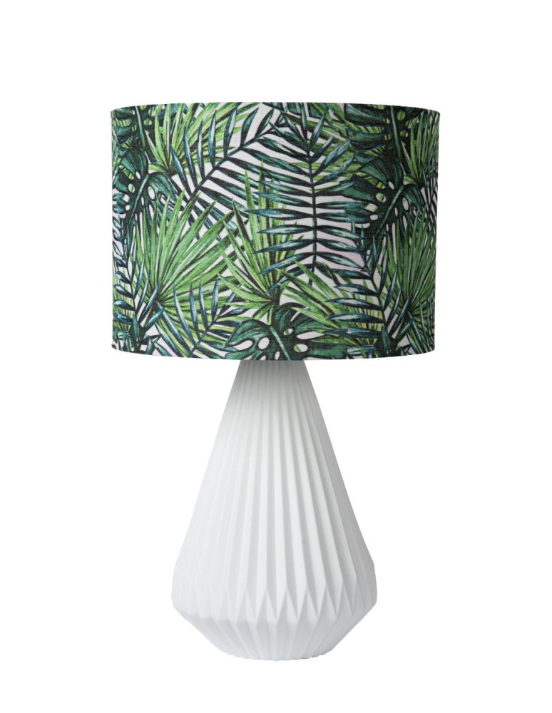 Lampy stołowe z abażurem - Lucide SERENOA Stołowa Biały 1xE27 Styl Zabytkowy 13537/81/31 - produkt kolory-swiatla.pl 2