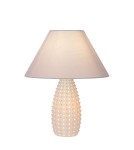 Lampy stołowe z abażurem - Lucide ARCADIA Stołowa Biały 2xE27 Styl Retro 13538/81/31 - produkt 1