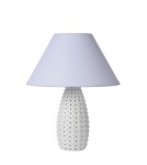 Lampy stołowe z abażurem - Lucide ARCADIA Stołowa Biały 2xE27 Styl Retro 13538/81/31 - produkt 2