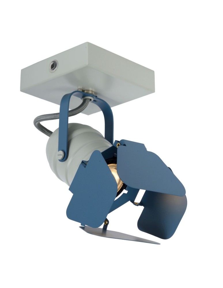 Reflektory sufitowe - Lucide PICTO Reflektor Sufitowy Niebieski 1xGU10 Styl Nowoczesny 17997/01/35 - produkt kolory-swiatla.pl 5