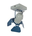 Reflektory sufitowe - Lucide PICTO Reflektor Sufitowy Niebieski 1xGU10 Styl Nowoczesny 17997/01/35 - produkt 7